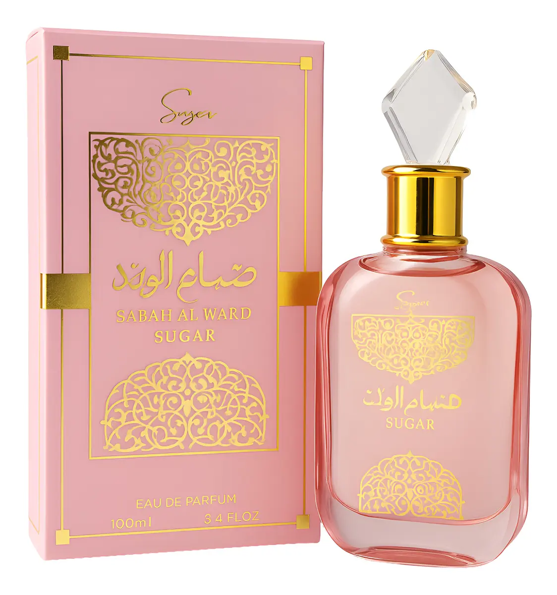 Perfume Árabe Sabah Al Ward Sugar Eau De Parfum 100 Ml